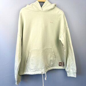 ROOTS Pullover Kanga Hoodie Size M Mint Green Activewear Gorpcore Camping Hiking